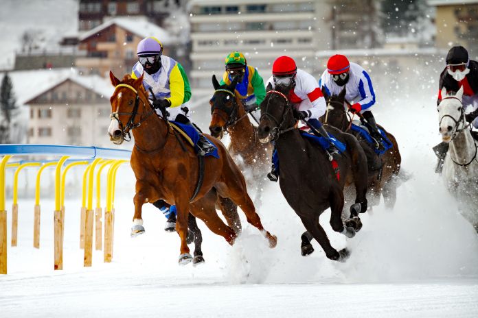 Pferderennen in St. Moritz