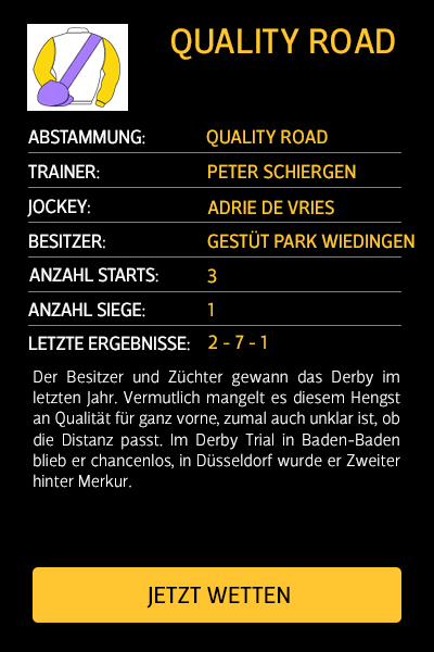 Quality Road Pferd Details