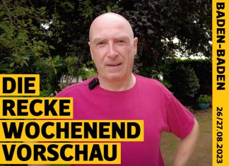 Recke Vorschau auf Baden-Baden zum 26/27.08.2023 Recke Vorschau auf Baden-Baden zum 26/27.08.2023